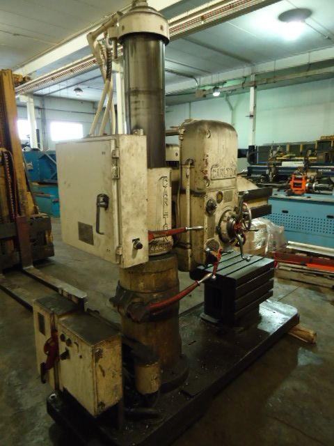 Carlton 4’ X 9” Radial Arm Drill Variable