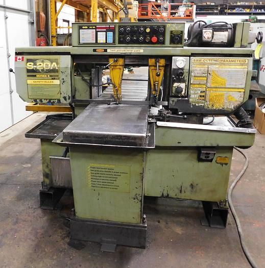 HydMech S20A Series II Horizontal Bandsaw PLC control 100