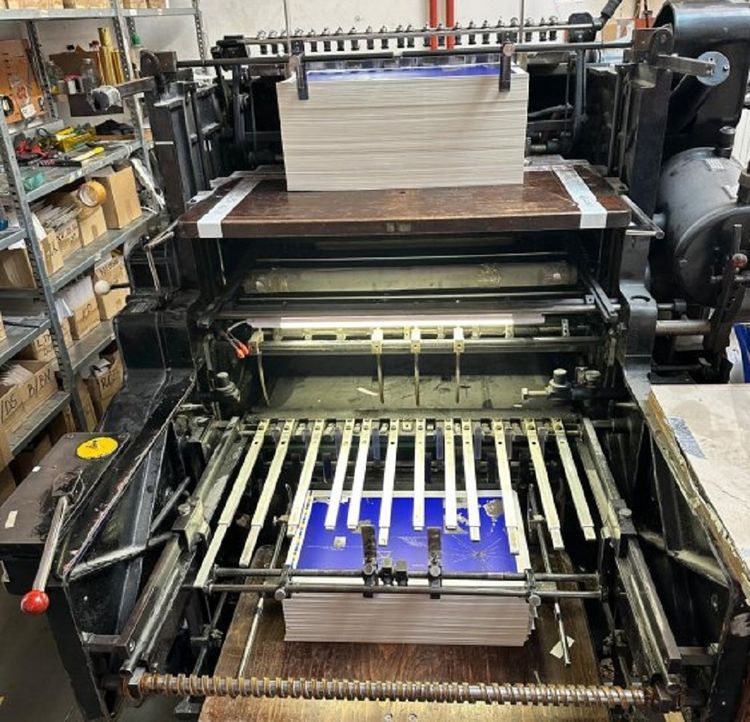 Heidelberg Cylinder S with Hot foil stamping