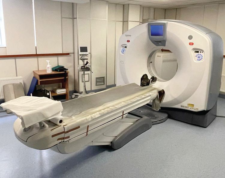 GE Optima 540 CT Scanner