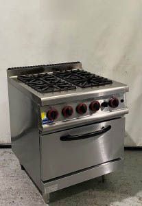 FED JZH-RP-4(R), GASMAX 800 Series Four Burner with Oven