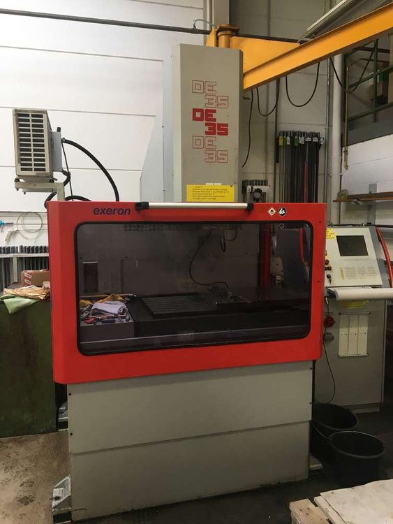 Exeron EDM machine DE35 with MF10 control