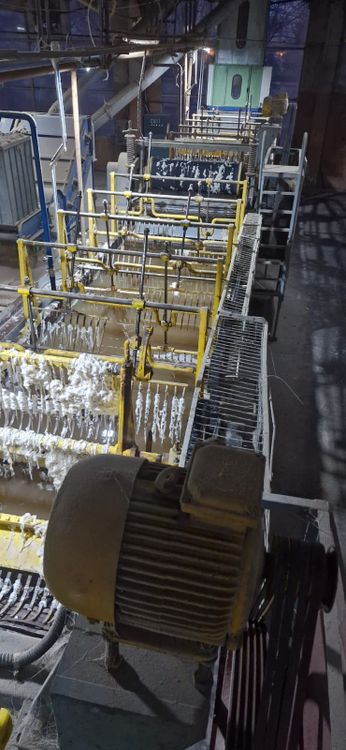 Wool washing (scouring) line - reconditioned