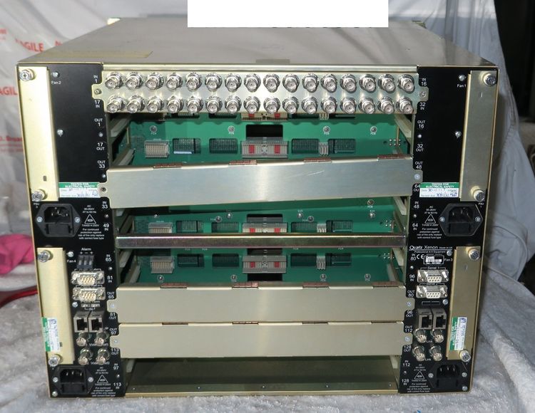 Evertz quartz Xenon xe-8 128x128. Router matrix frame