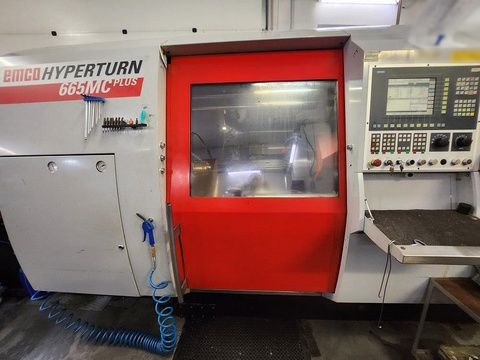 Emco Siemens Sinumerik 840D 5000 rpm Hyperturn 665 MC Plus 4 Axis