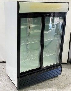 Wellquip LG1400SDS, 2 Sliding Doors Upright fridge