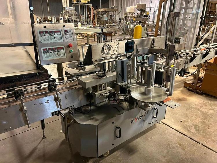 Tronics 53M, Front and Back and Vacuum Belt Wrap Labeler