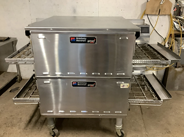 Marshall, Middleby PS638 WOW Double Stack Natural Gas Pizza Conveyor Oven