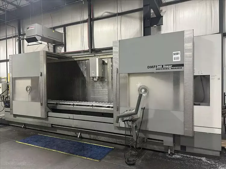 DMG MORI DMF 360 LINEAR 5-AXIS CNC VERTICAL MACHINING CENTER