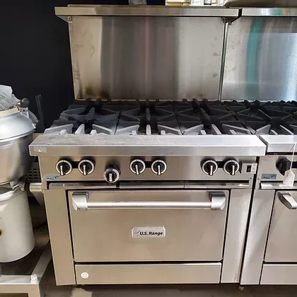 US Range 6 Burner with Convection Oven