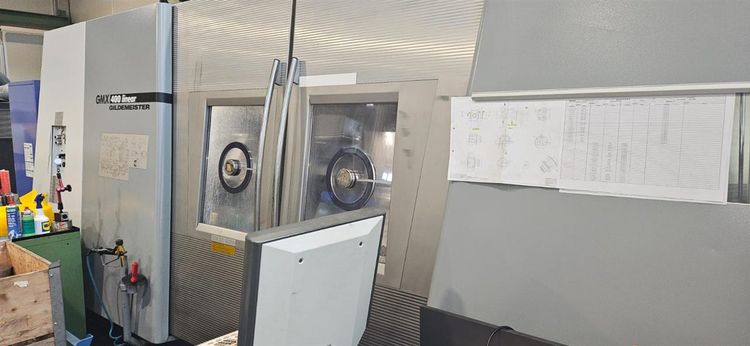 Gildemeister Siemens 840 D Powerline CNC control 4000 1/min GMX 400 Linear 5-Axis CNC Turning and Milling Center 3 Axis