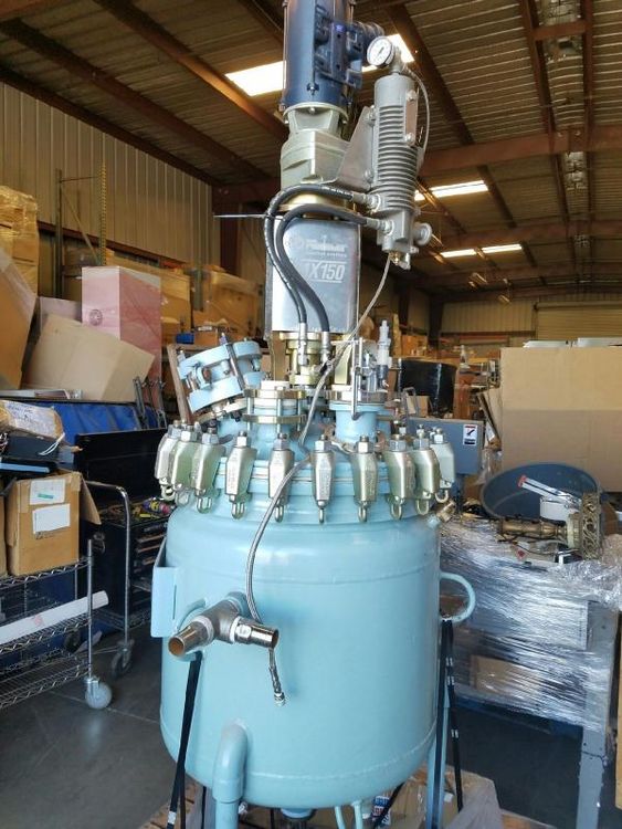3 Pfaudler 50-gallon-glass-lined-stainless-steel-reactor