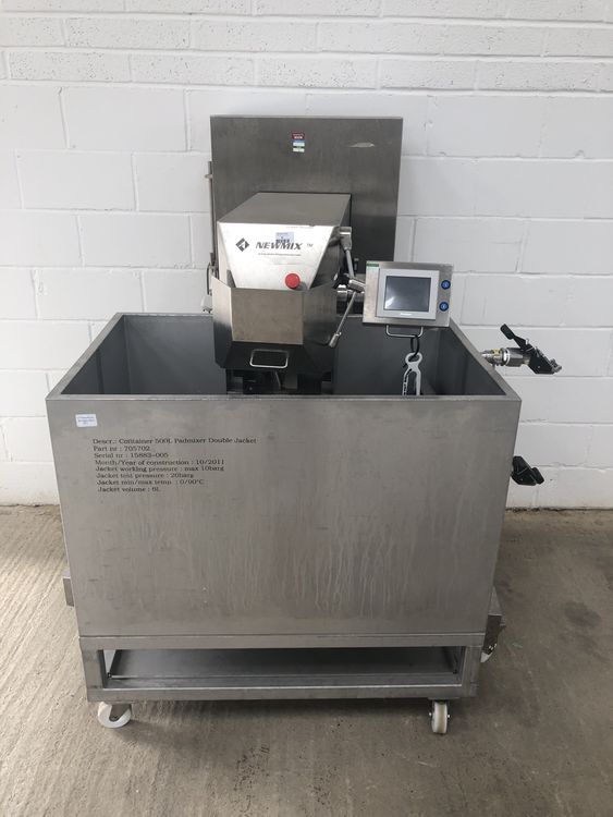 Other Atmi Life Sciences Newmix jacketed paddle mixer 500L