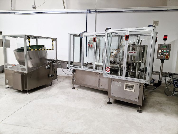 Comas RFC8C, LIQUID FILLING AND CAPPING MACHINE