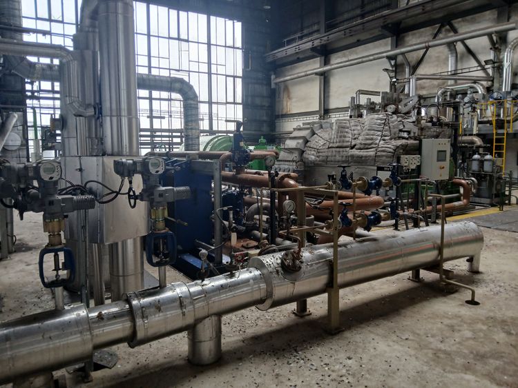 Steam turbine P 25-9/1,75E 25MWe