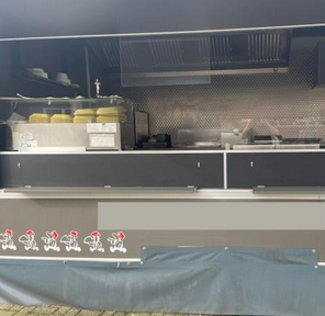 Danstep Highclass Street food trailer