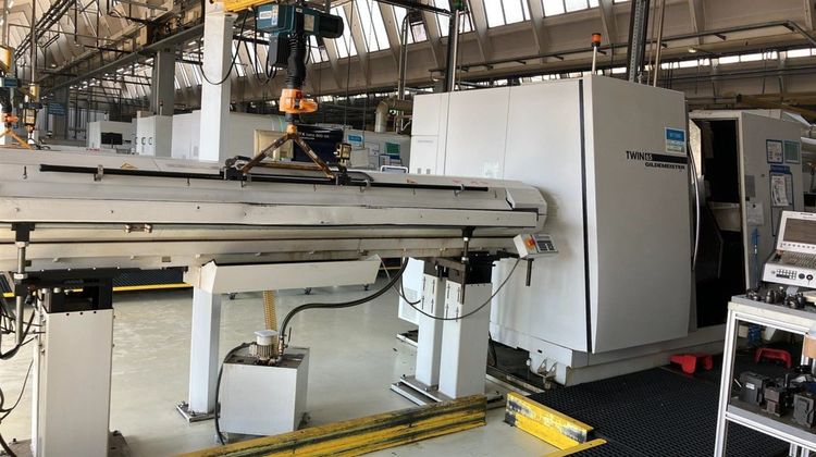 Gildemeister Sinumerik 840D PL control system Variable Speed MF TWIN 65-II 2 Axis