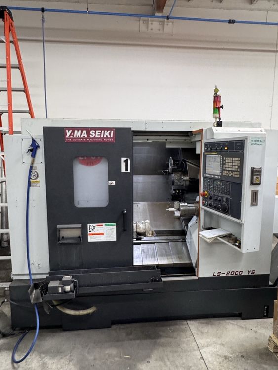 Yama Seiki Fanuc Series 31i Model B 4,500 rpm GLS-2000LYS 2 Axis