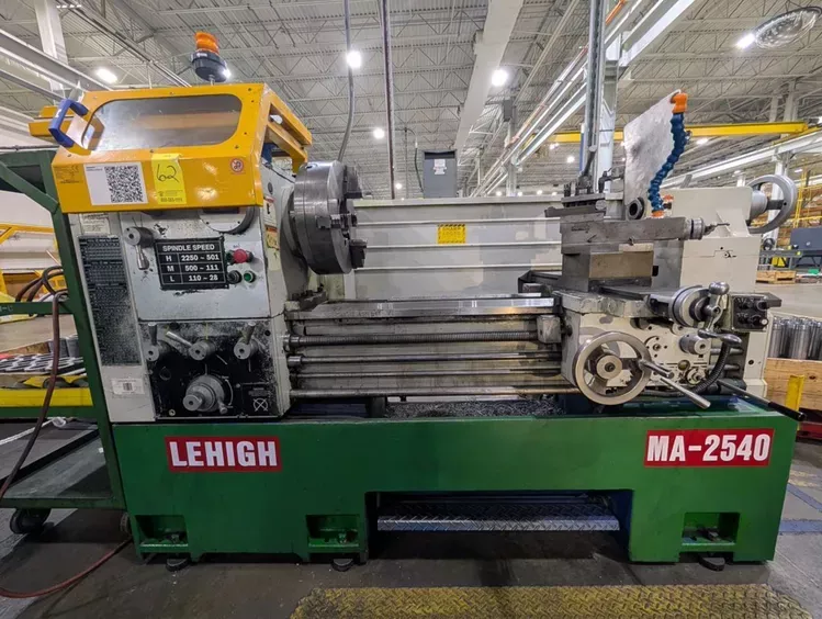 Lehigh Engine Lathe 2250 RPM MA-2540