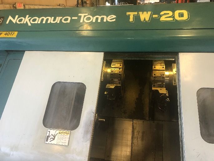 Nakamura Tome Fanuc 18T 5000 RPM TW-20 2 Axis