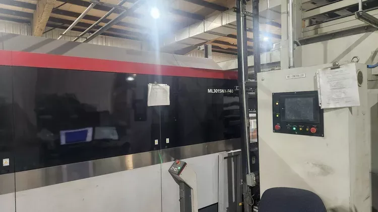 Mitsubishi ML 3015 NX F-40 FIBER CNC Control