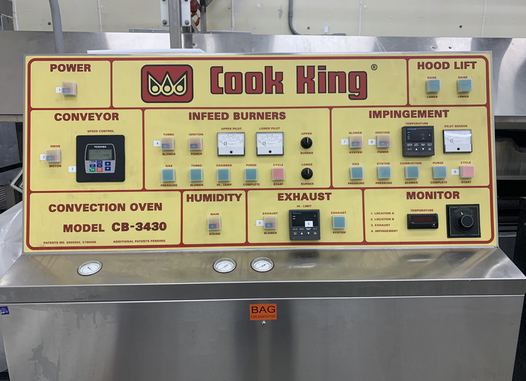 CB-3430 Cook King Conveyorized Gas Fired Oven/Broiler