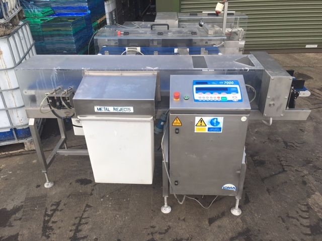 Loma 7000 metal detector check weigher combination unit
