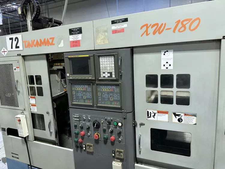 Takamaz Fanuc 21T CNC 3,500 RPM XW-180 2 Axis