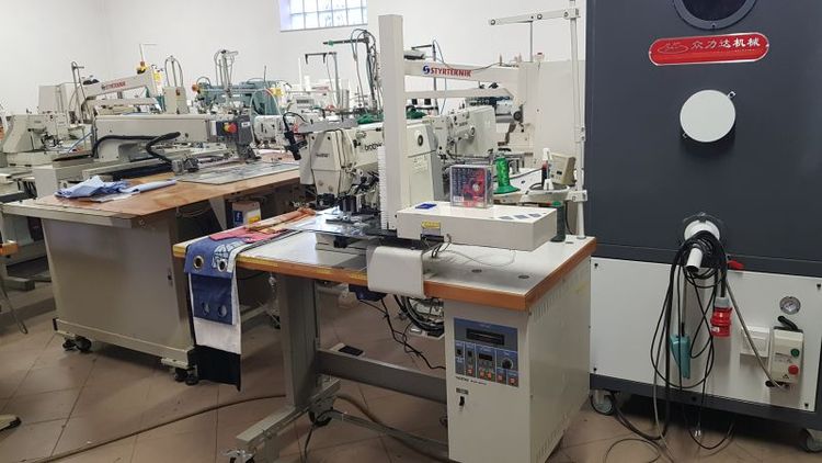 Brother 304 automatic sewing machine for sewing flexes into curtains and drapes