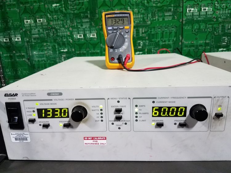 Elgar CW2501P Power