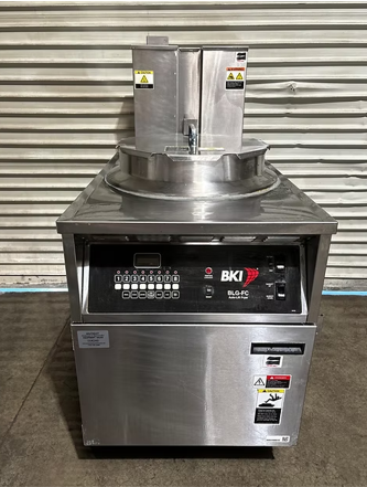 BKI BLG-FC Gas Fryer with Basket Lift and Filtration