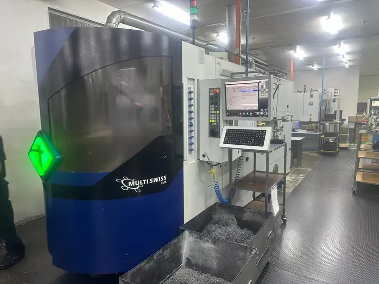 Tornos Fanuc 30i 8,000 RPM MULTISWISS 6X16 4 Axis