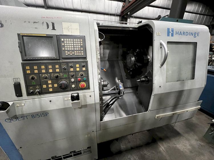 Hardinge FAUNUC 21i-T CNC CONTROL 8,000 Rpm QUEST 8/5ISP 2 Axis