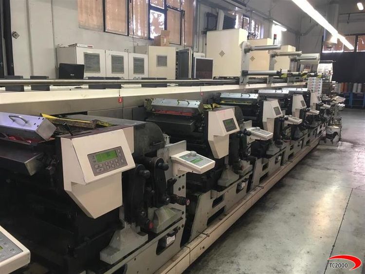 Nilpeter MO4, Narrow web flexo printing machine 8