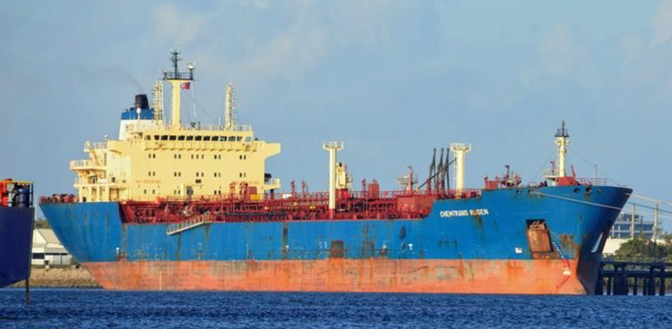Guangzhou CHEMTRANS RUGEN ABT 34861 DWT ON 10.63 M DRAFT