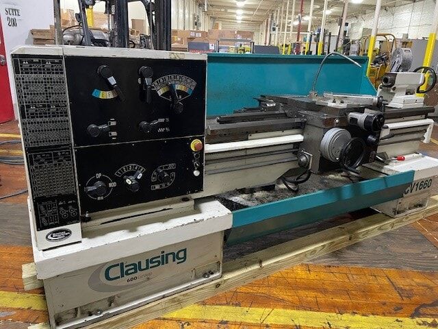 Clausing Engine Lathe 1700 RPM (16 steps) CV-1660