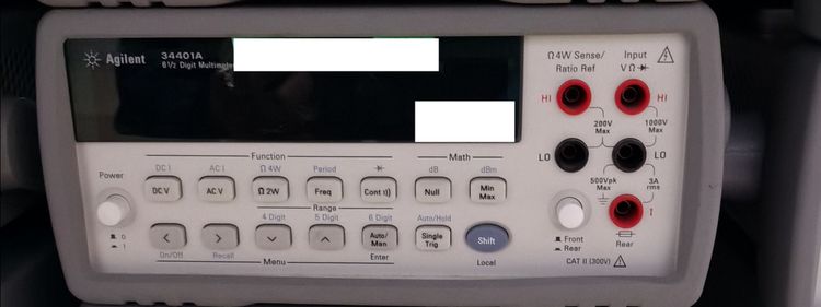 Agilent 34410A test equipment
