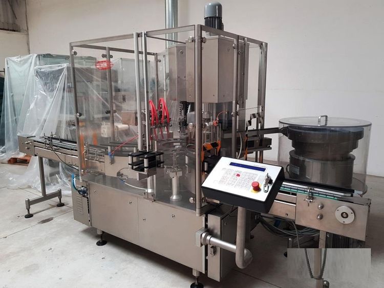 Bausch and Strobel 100 ksf 1020, Filling and capping machine for bottles