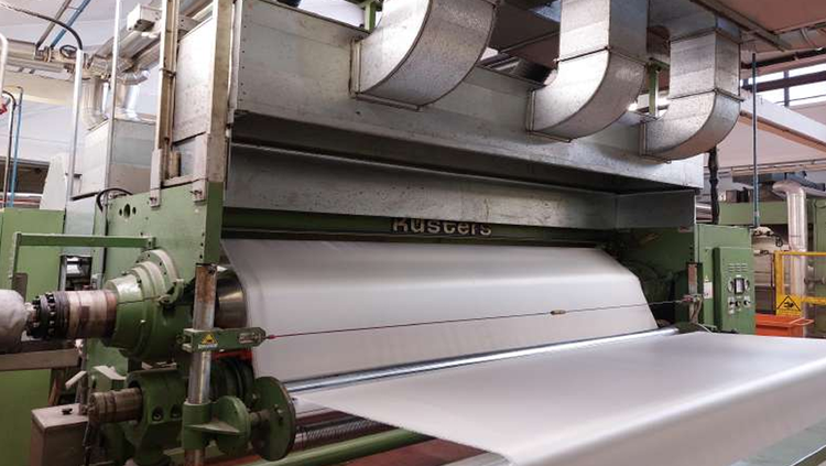 Kusters 260 Cm Oil heated calender