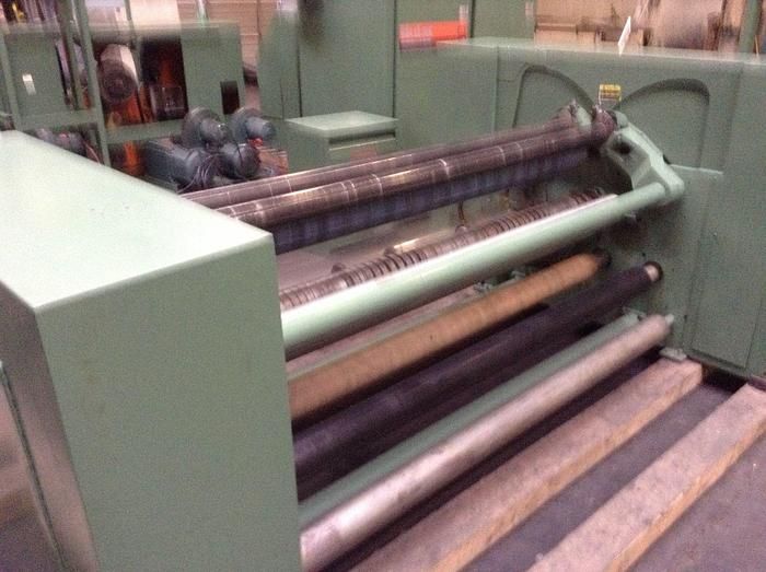 Dusenbery 74" 260 FS Duplex Center Surface Slitter Rewinder