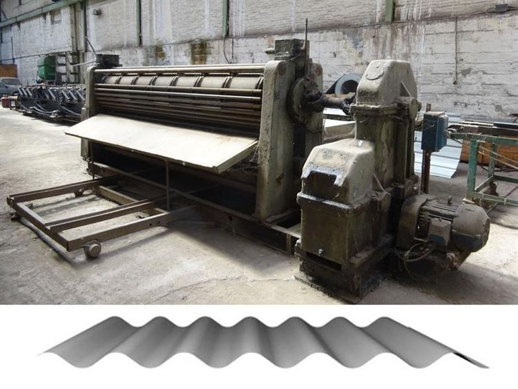 Eichener TRANSVERSE BARREL CORRUGATION MACHINE 3700 MM Maximum width: 3700 mm