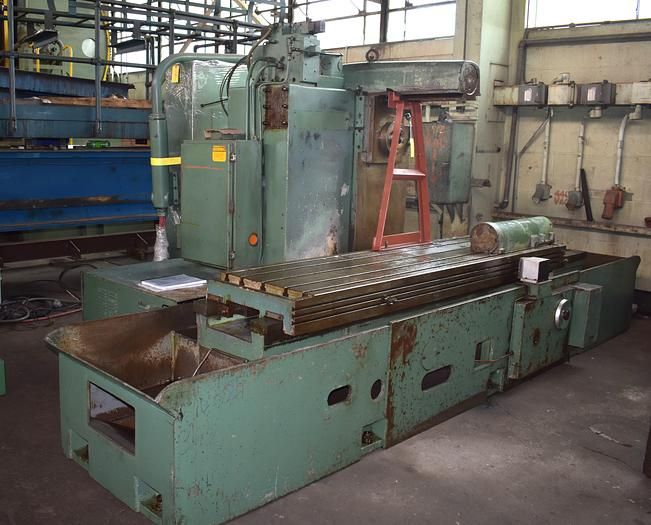 Cincinnati Milacron 425-266 HORIZONTAL-SPINDLE PRODUCTION MILL w/RISE & FALL HEAD TRAVEL - AUTOMATIC QUILL RETRACTION 1200 RPM