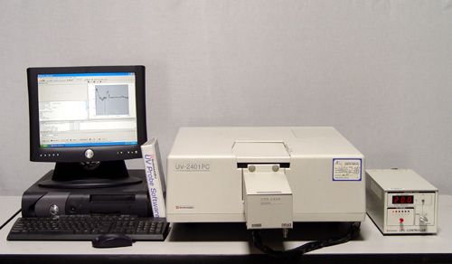 Shimadzu UV-2401PC, UV-VIS Spec. w/ CPS-240A Cell Positioner