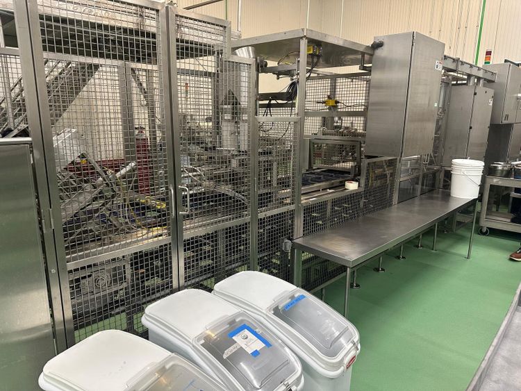 Osgood 2700 Dual Lane Tray Denester/Cup Inline Filling/Sealing Machine