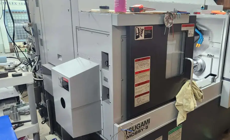Tsugami Fanuc 0i-TF CNC 4500 RPM M08SY  5 Axis
