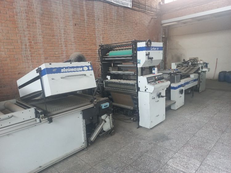 Steinemann Lotus 72 UV Laminate machine