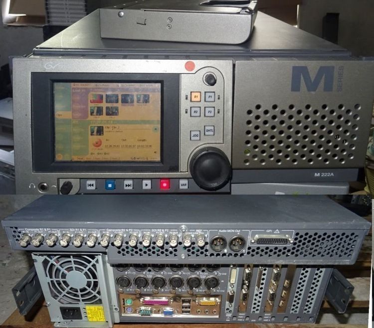 Grass Valley M server 4 channel SD video server with playlist