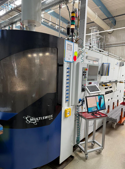 Tornos CNC CONTROL 8,000 RPM MULTISWISS 6x14 20 Axis