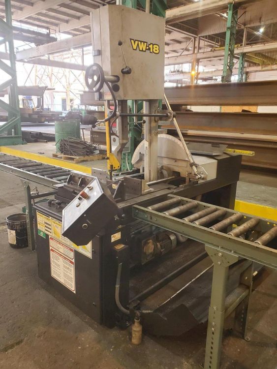 Hyd-Mech VW-18 VERTICAL MITERING BAND SAW SEMI-AUTOMATIC