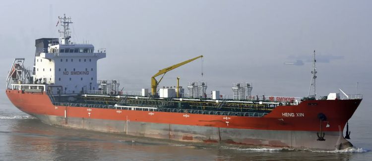 HENG XIN ABT 13898 DWT ON 8.615 M DRAFT